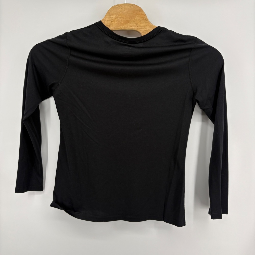 Nike Baylor Equestrian Shirt Womens Medium Black Excellent Dri-FIT Long Sleeve - Picture 4 of 10